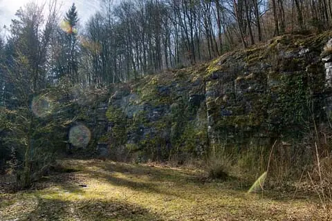 alter Steinbruch, kurz vor Kasendorf