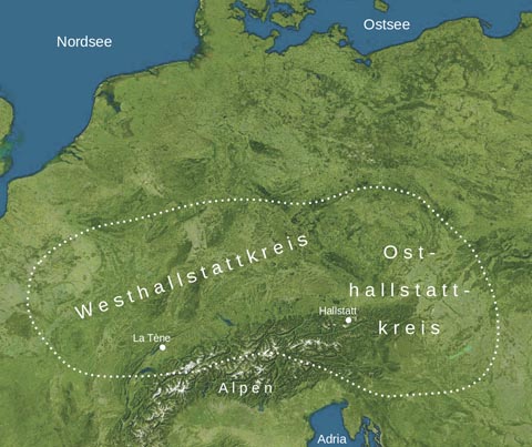 Westhallstattkreis vs. Osthallstattkreis