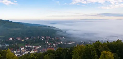Kasendorf im Nebel