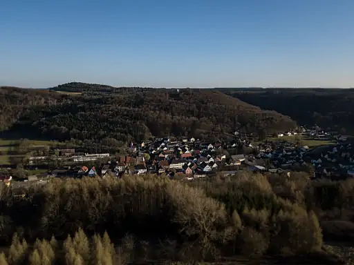 Luftbild Kasendorf vom Prelitz aus