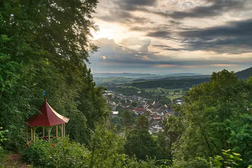 Sonnentempel Am Morgen