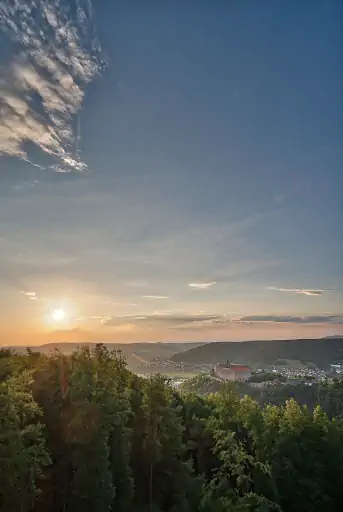 Abends Plassenburg Rehberg