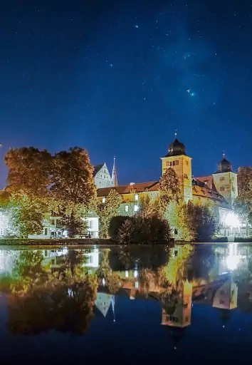 Schloss Thurnau nachts