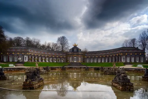 neues Schloss in der Eremitage in Bayreuth