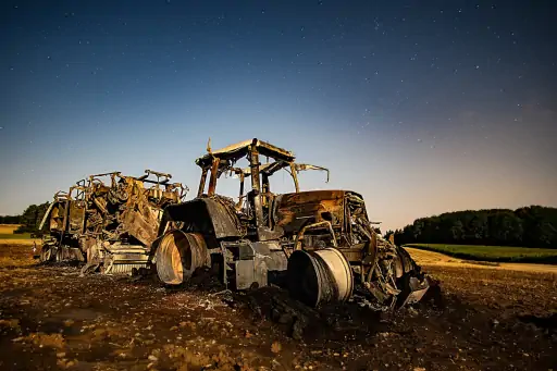 Zultenberg Ausgebrannter Traktor Fav5