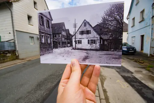 Ortseinfahrt Kasendorf Aus Richtung Azendorf Foto