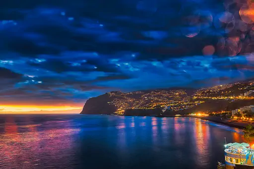 Funchal spaeter Abend