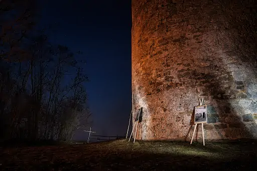 Magnusturm Kreuzweg Nachts
