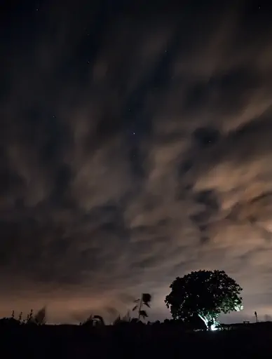 Nachts Wolken Am Goerauer Anger