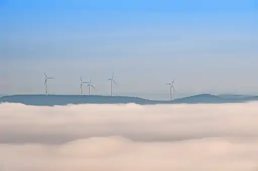 Windpark Gaertenroth Wolken