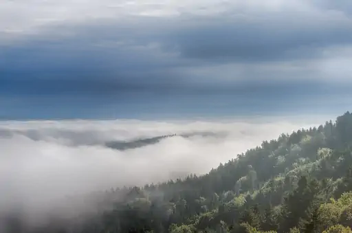 Wolken Am Hang Goerauer Anger