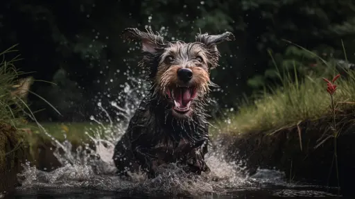 nidhd_A_striking_and_photorealistic_image_of_a_playful_wet_dog__b1117644 fb80 4047 85ed baaabb357578