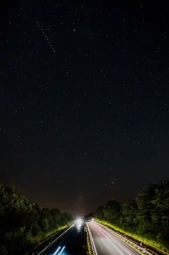 Autobahn Bei Nacht