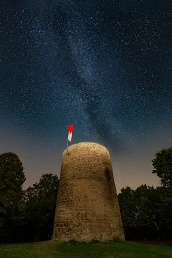 Magnusturm Milky Way Nachts