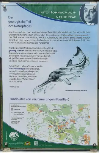 der geologische teil des naturpfades