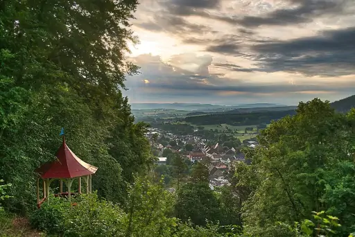 Sonnentempel Nach Sonnenaufgang